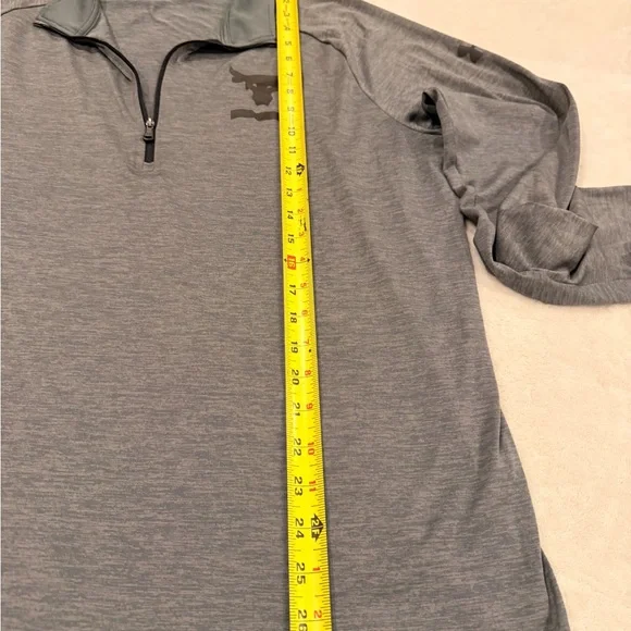 Men’s Under Armour Gray Quarter-Zip Pullover - Picture 7 of 8